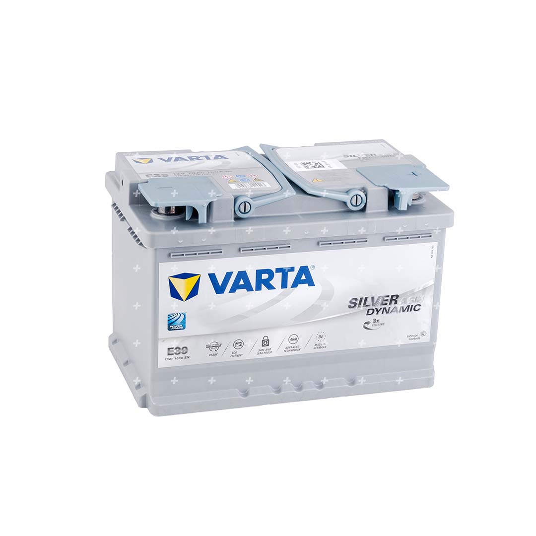 Немски акумулатор AGM - VARTA 70Ah Silver Dynamic AGM — от