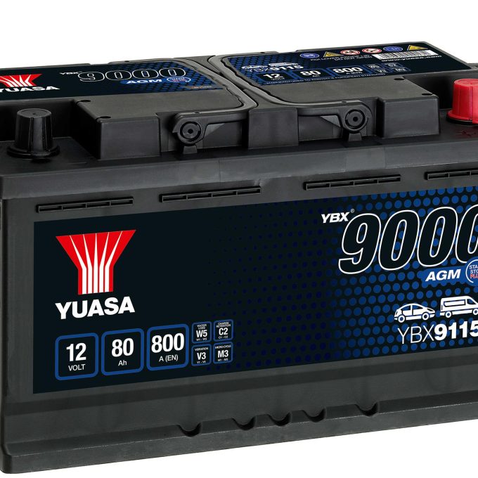 Yuasa YBX9115 80Ah 800A AGM