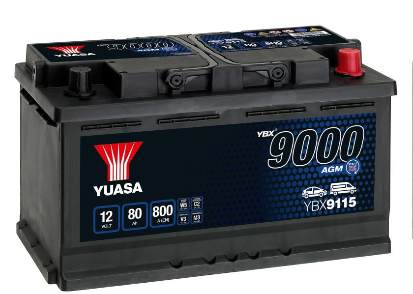 Yuasa YBX9115 80Ah 800A AGM