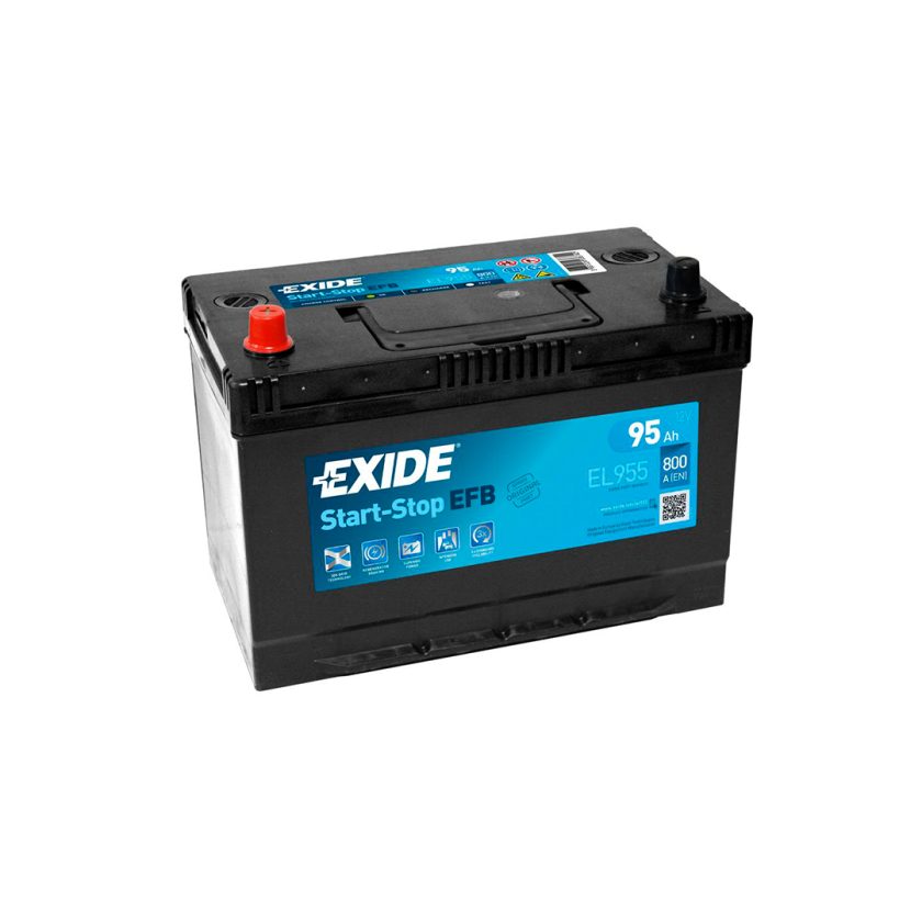 Exide 95Ah EFB 800A EL955