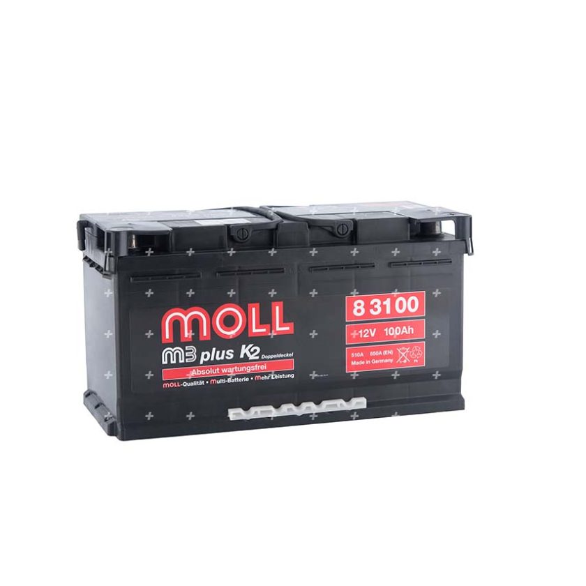 акумулатори Moll 100Ah 83100 M3 plus K2