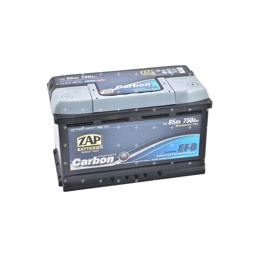 акумулатори ZAP Carbon EFB 85Ah