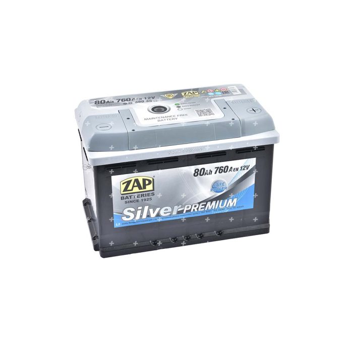 акумулатори ZAP Silver Premium 80Ah