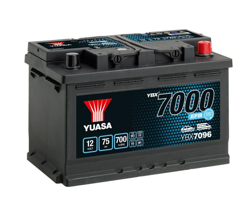 Yuasa YBX7096 75Ah 700A EFB (0)